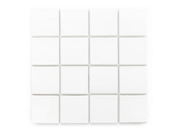 3"x3" Subway Tile - 11 Deco White