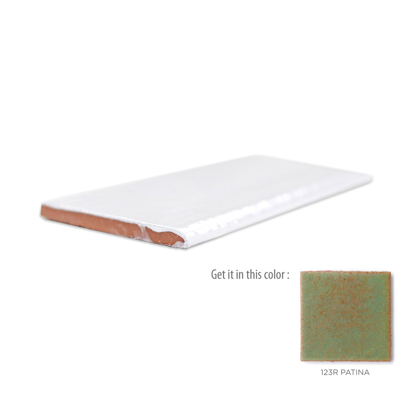 3"x6" Bullnose - 123R Patina