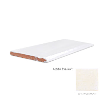 3"x6" Bullnose - 50 Vanilla Bean
