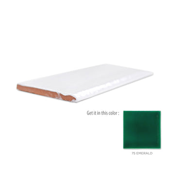 3"x6" Bullnose - 75 Emerald