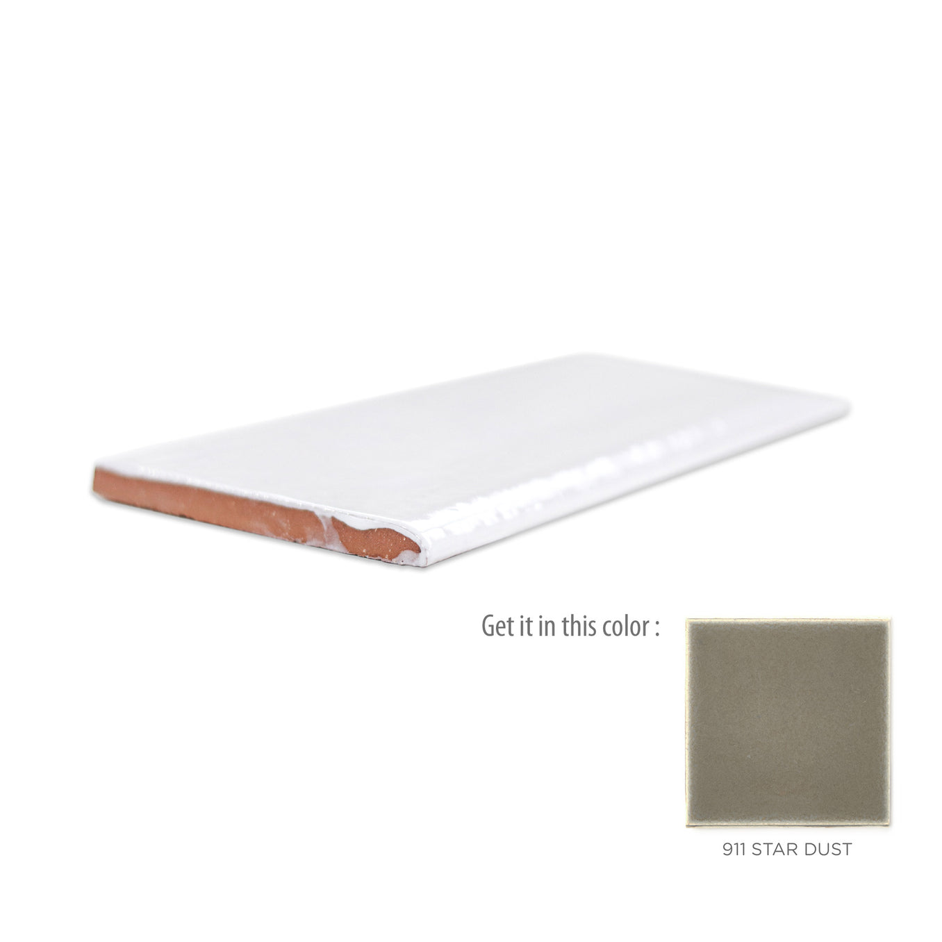 3"x6" Bullnose - 911 Star Dust