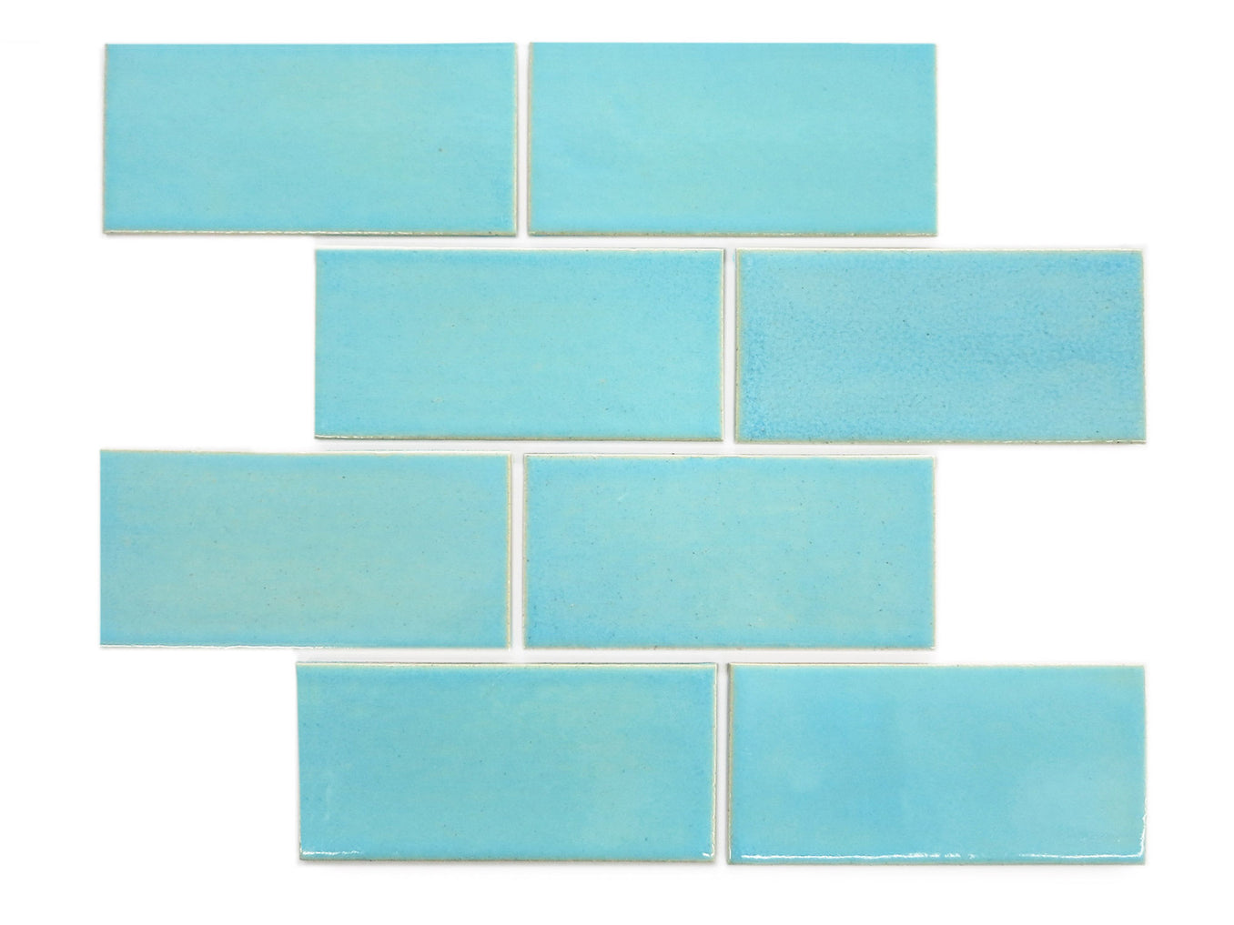 3"x6" Subway Tile - 12W Blue Bell