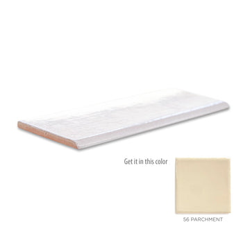 3"x8" Bullnose - 56 Parchment