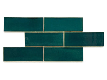 Tidal Teal 3"x8” Subway Tile | Warehouse Sale - Batch of 36sf