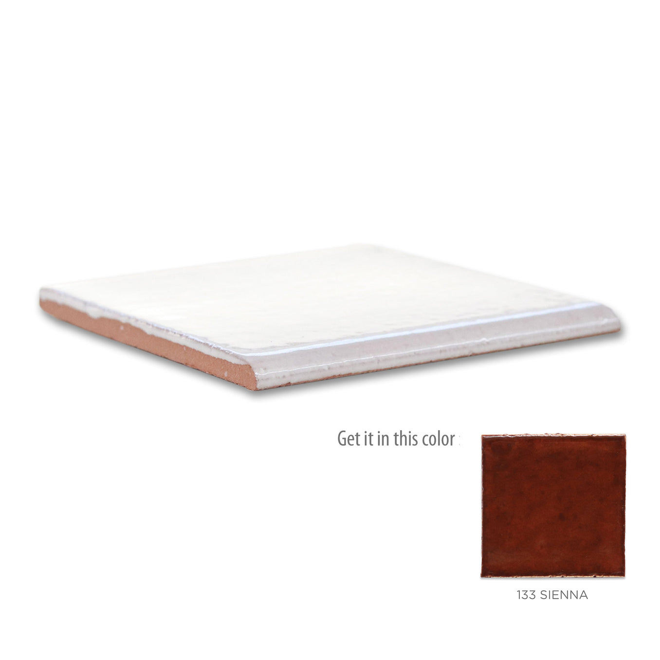 4"x4" Bullnose - 133 Sienna