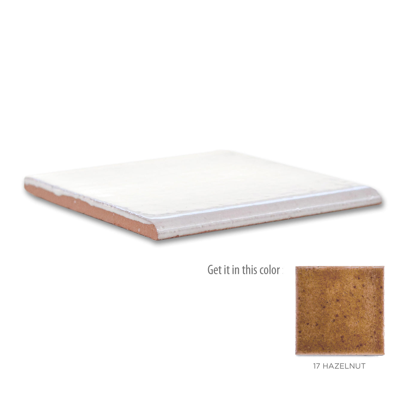 4"x4" Bullnose - 17 Hazelnut