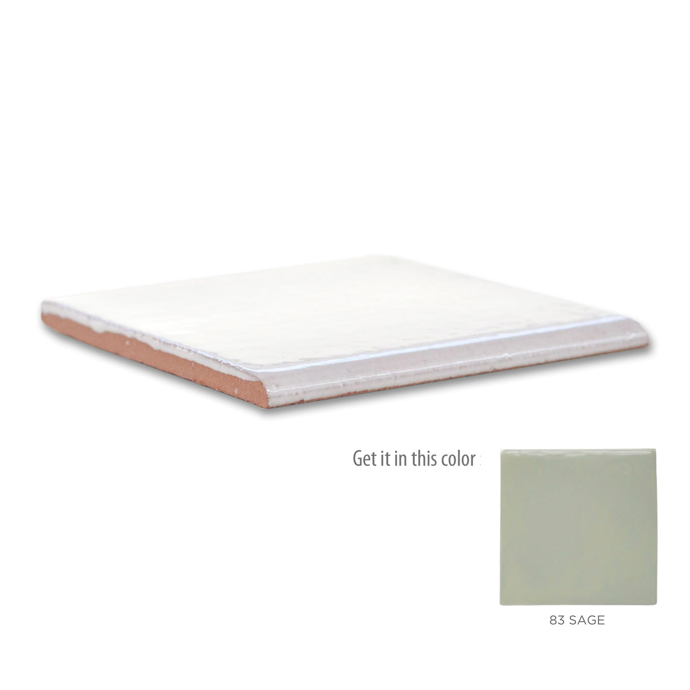 4"x4" Bullnose - 83 Sage