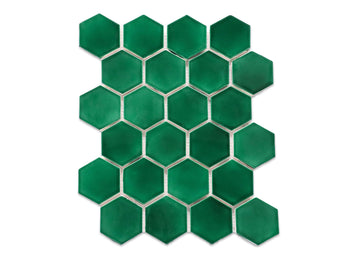 Small Hexagon - 75 Emerald