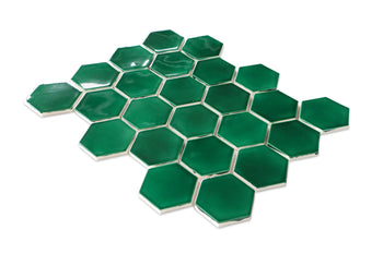Small Hexagon - 75 Emerald