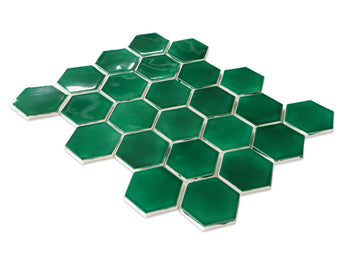 Small Hexagon - 75 Emerald