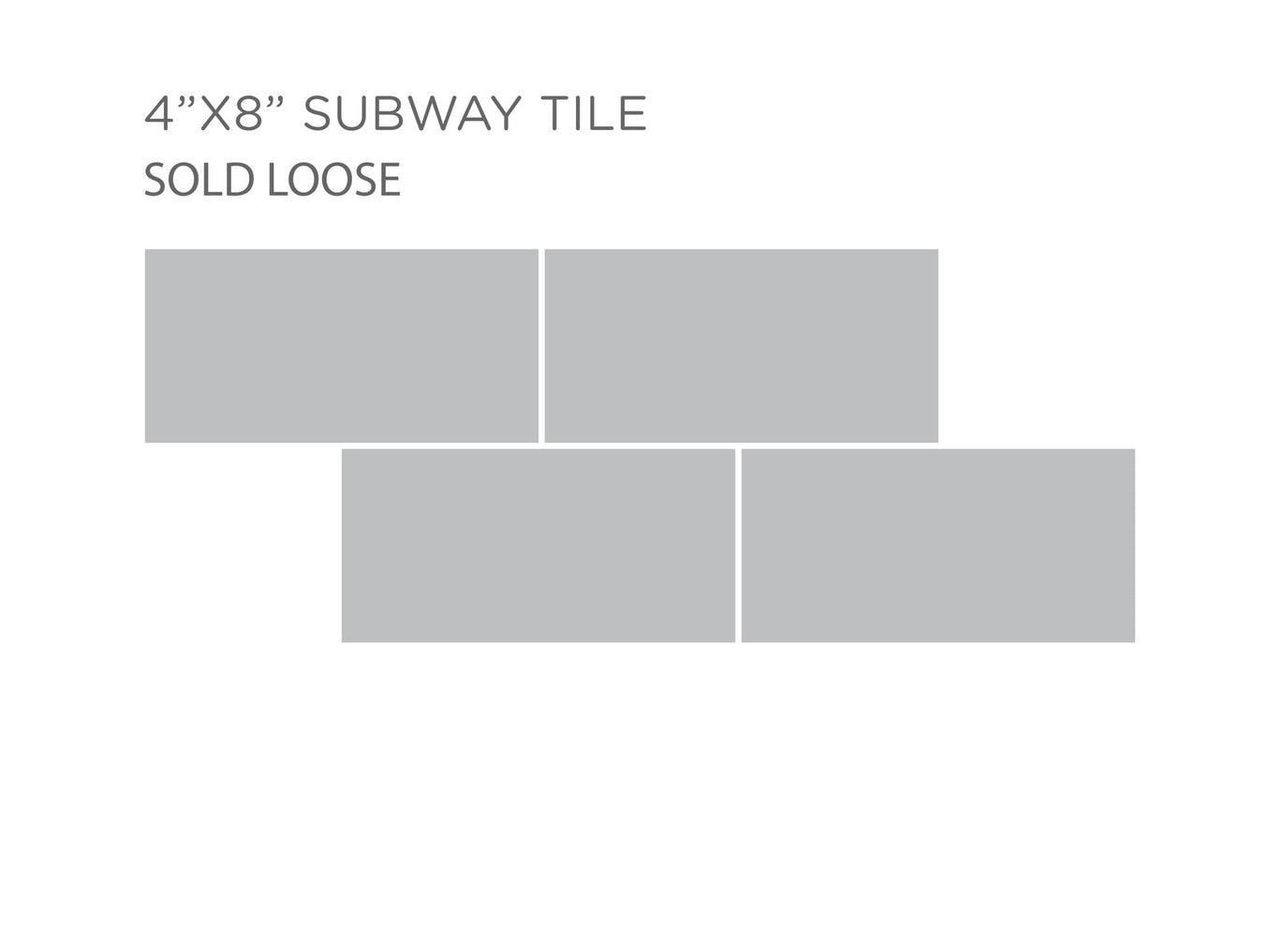 4x8 Subway Tile Square Foot