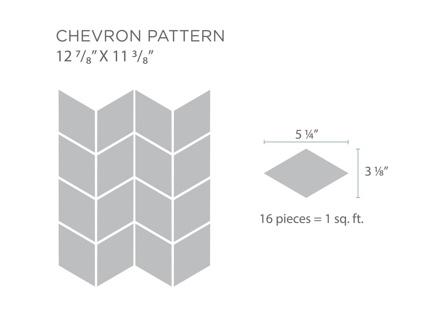 Medium Diamond Chevron Sheet
