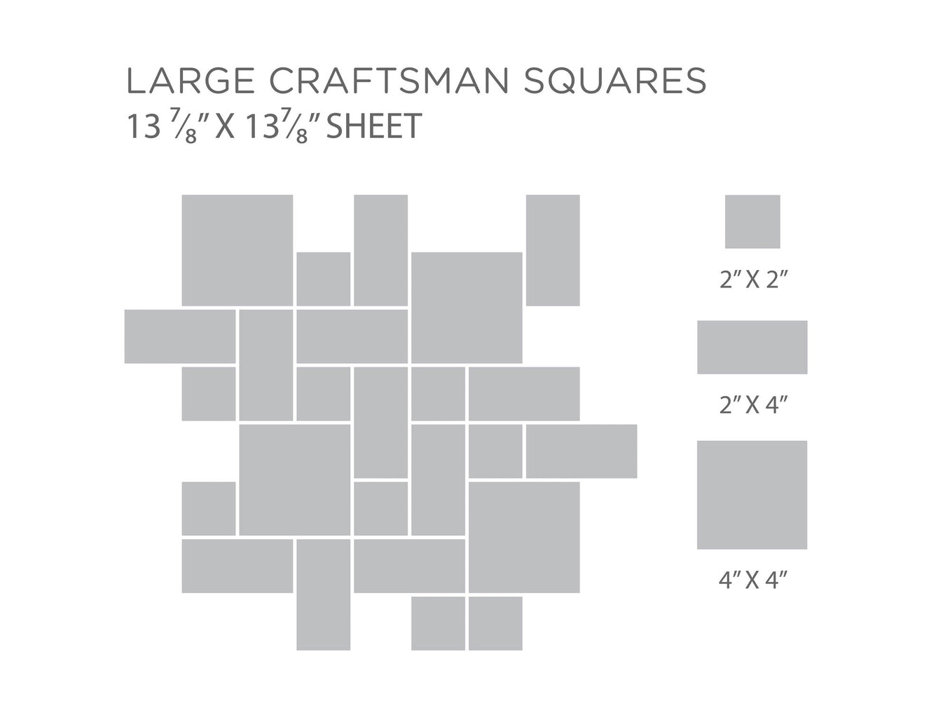 Large Craftsman Square Sheet