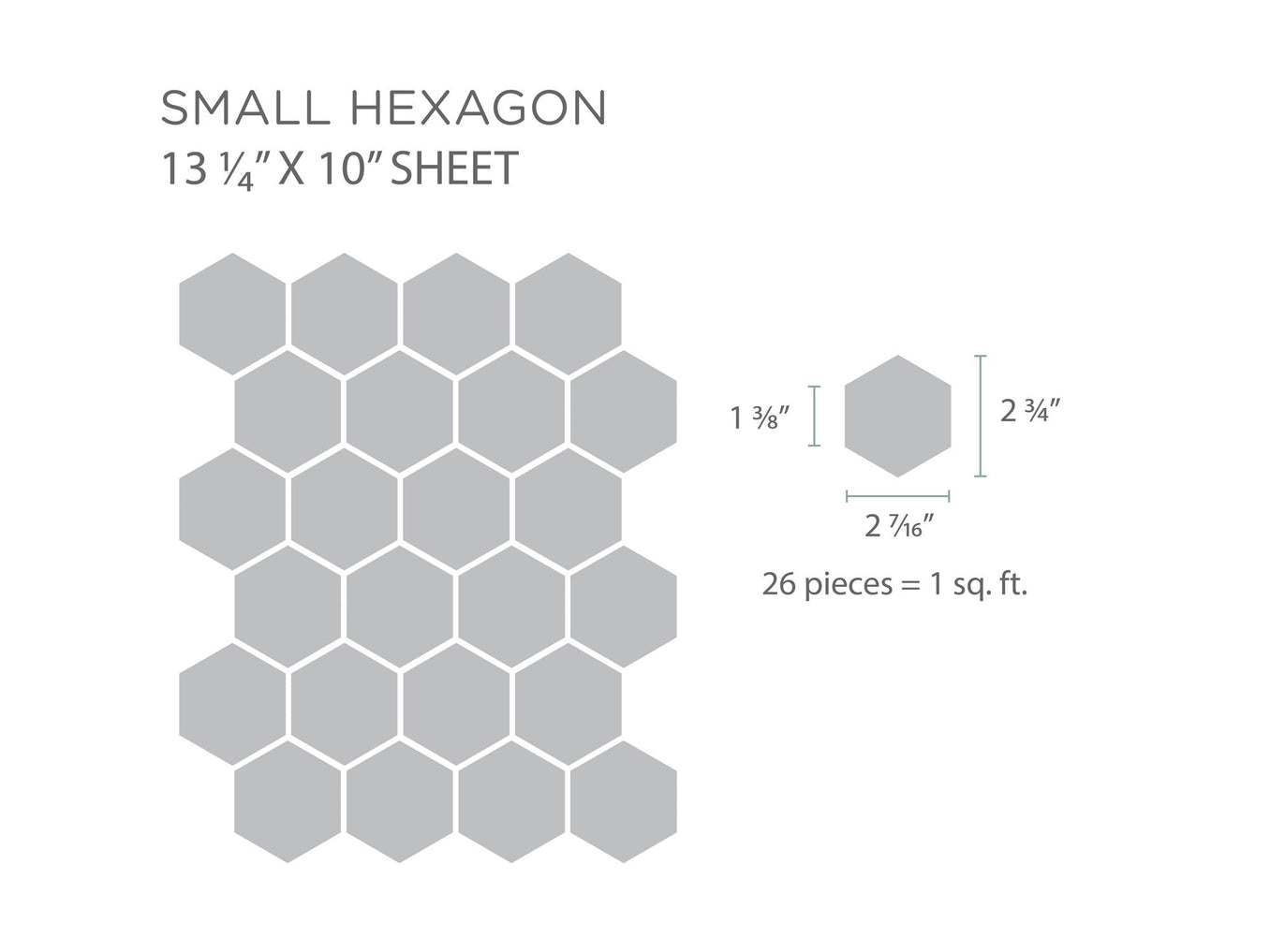 Small Hexagon Sheet