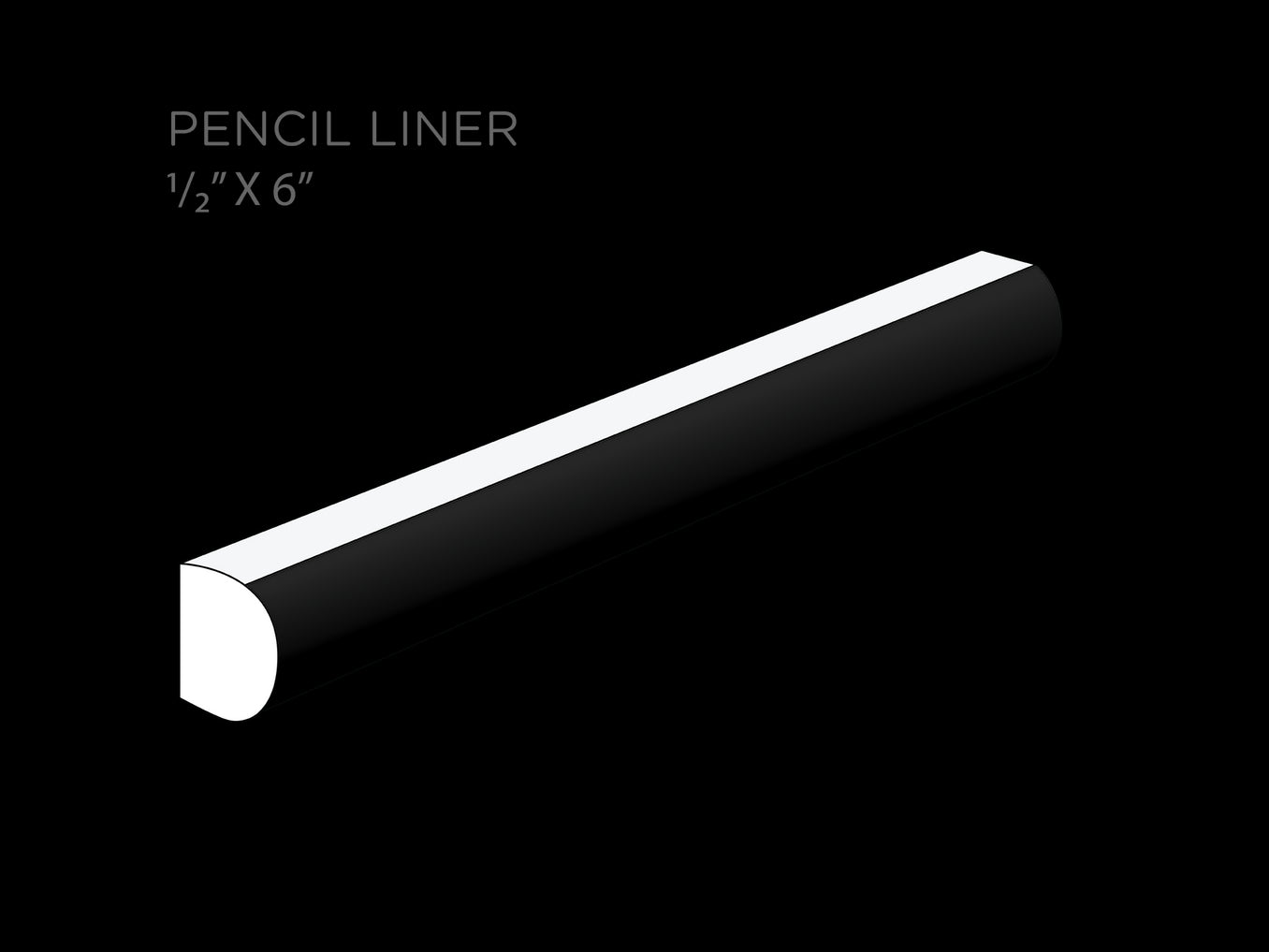 pencil liner tile, pencil liner tile trim