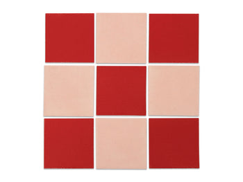 4"x4" Sheeted Subway Tile Pattern - Amore Checkerboard Blend