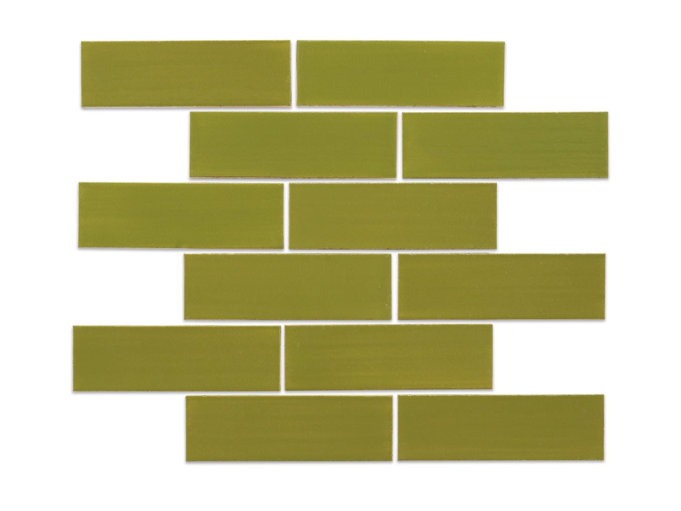 2"x6" Subway Tile - 25 Avocado