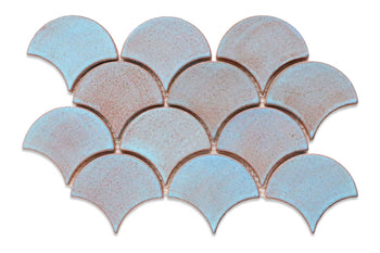 12R Blue Bell Medium Moroccan Fish Scales - Small Batch of 30sf