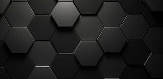 Bista - Abstract black texture background hexagon