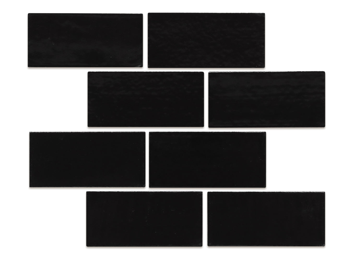 3"x6" Subway Tile - 613 Black