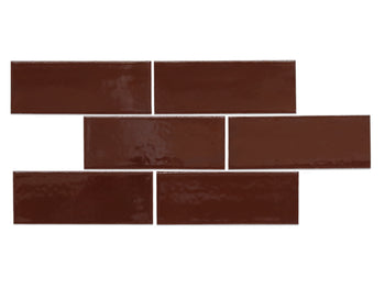 3"x8" Subway Tile - 321 Black Cherry