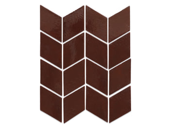 Medium Chevron Diamonds - 321 Black Cherry