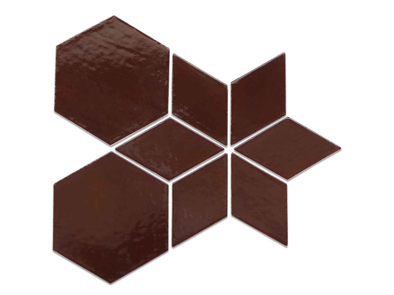 Geo-Star Pattern - 321 Black Cherry