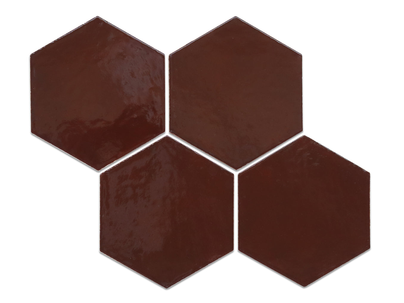 Geo-Hex Pattern - 321 Black Cherry