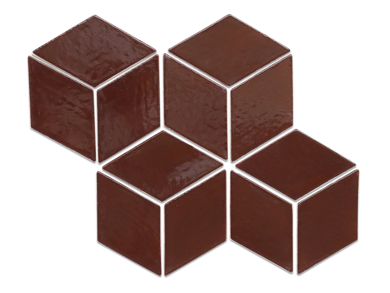 Medium Cube Diamonds - 321 Black Cherry