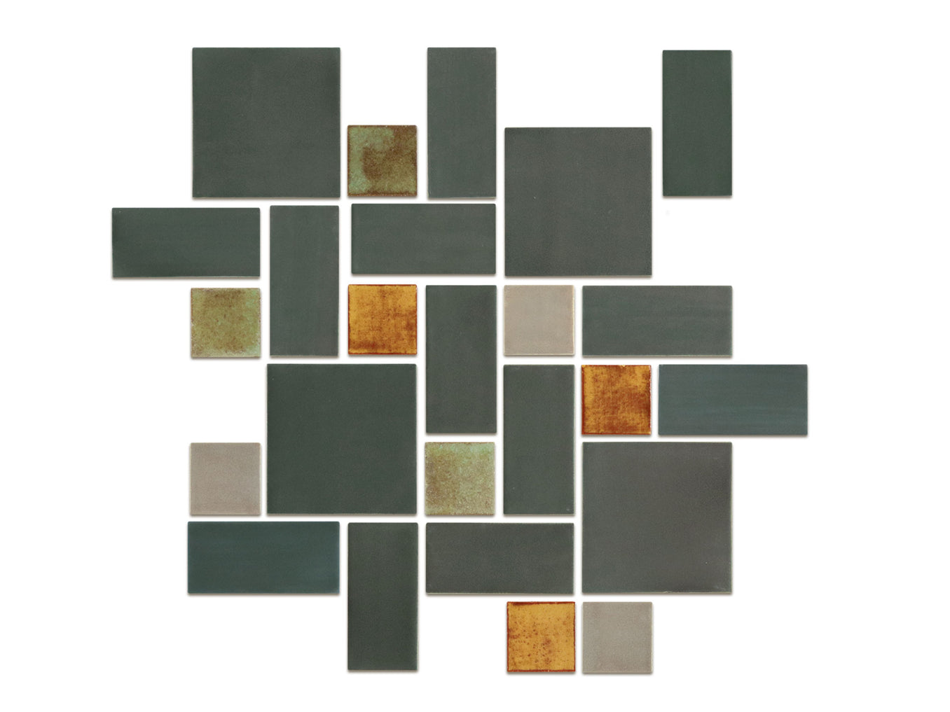 Large Craftsman Squares - Brownstone Blend - 20 sq ft available
