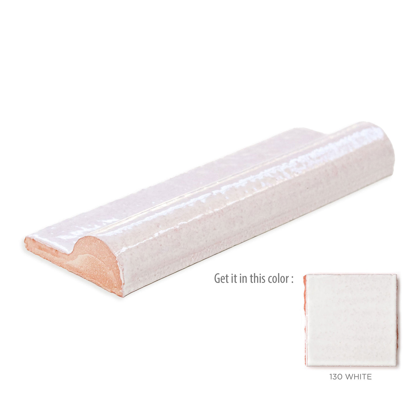 Chair Rail - 130 White