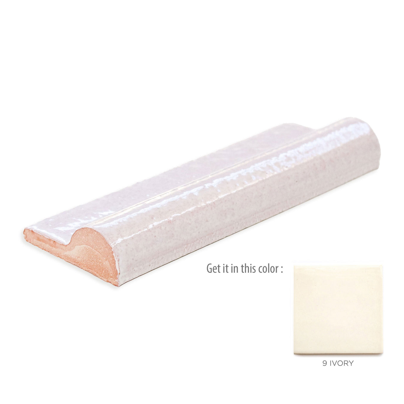 Chair Rail - 9 Ivory