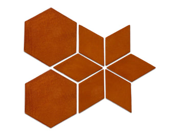 Geo-Star Pattern - 96 Chestnut