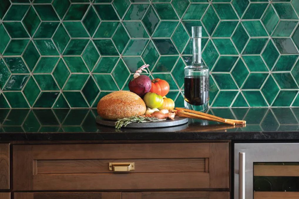 Medium Cube Diamonds - 75 Emerald