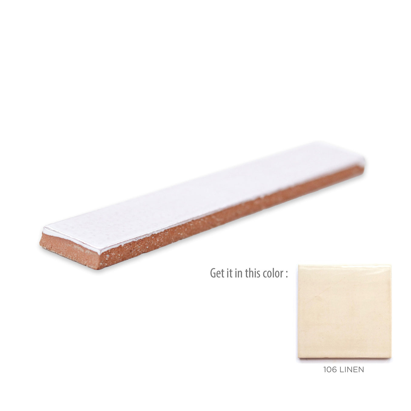 1"x6" Flat Liner - 106 Linen