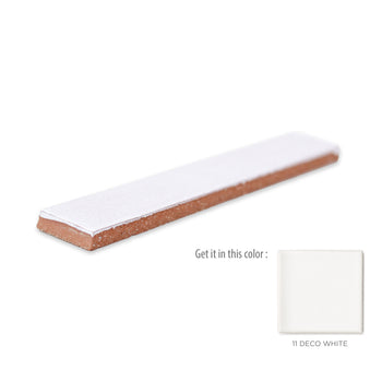 1"x6" Flat Liner - 11 Deco White
