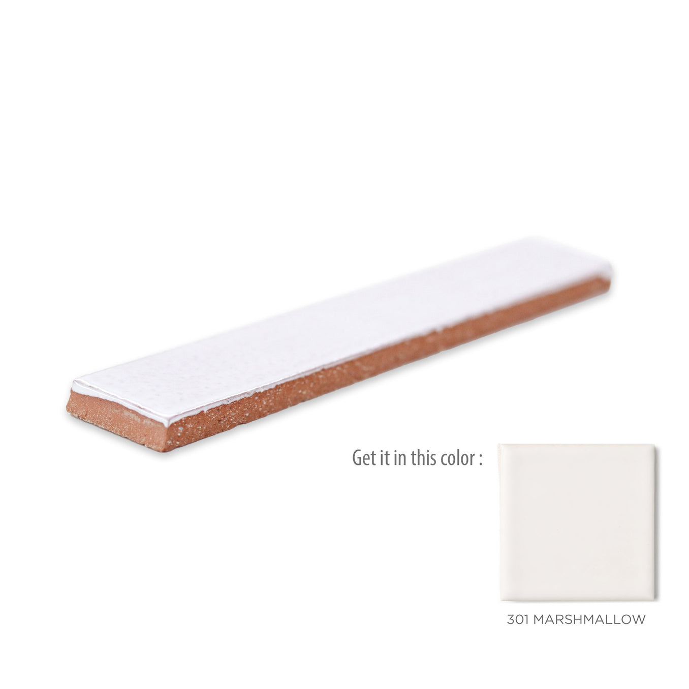 1"x6" Flat Liner - 301 Marshmallow