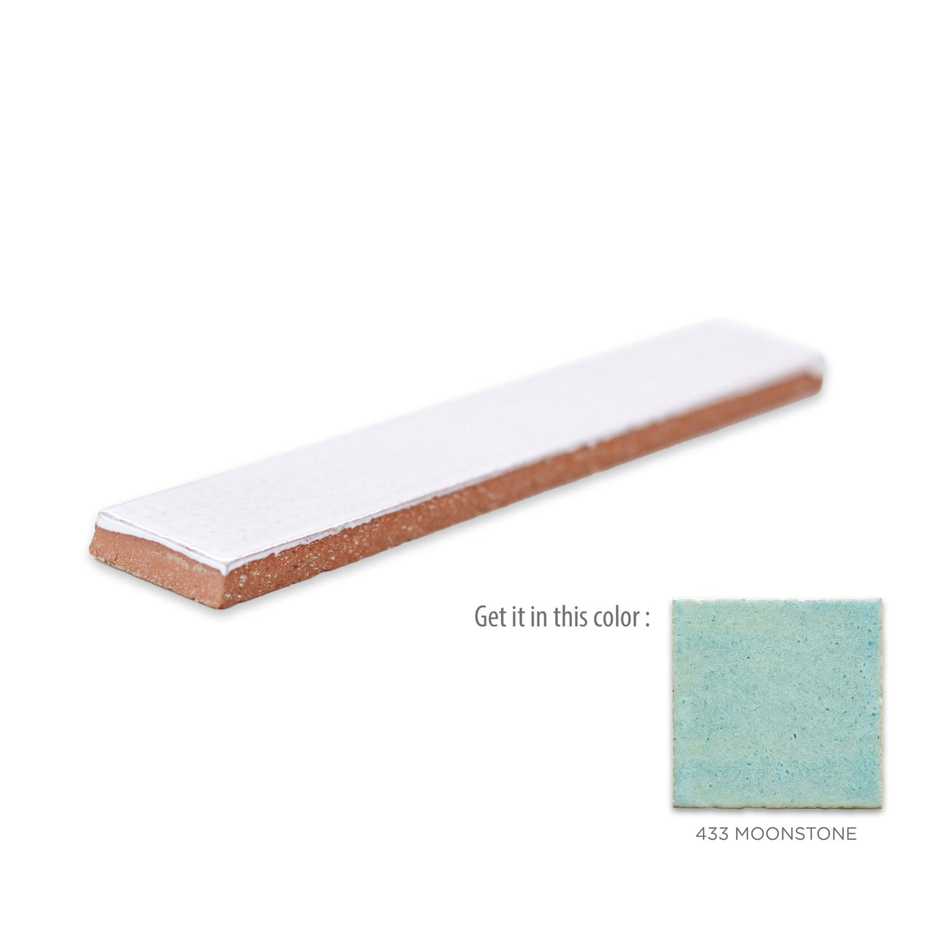 1"x6" Flat Liner - 433 Moonstone