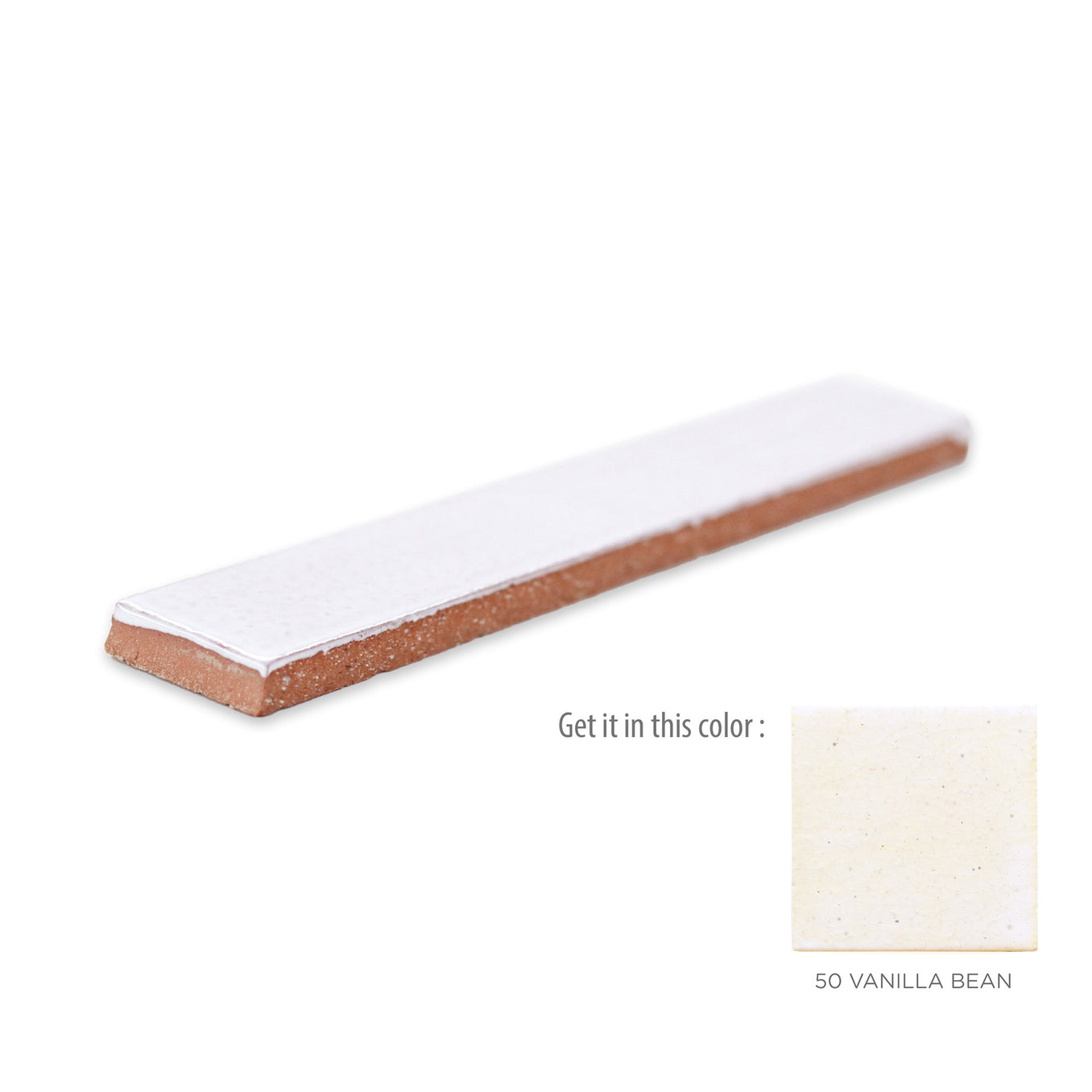 1"x6" Flat Liner - 50 Vanilla Bean