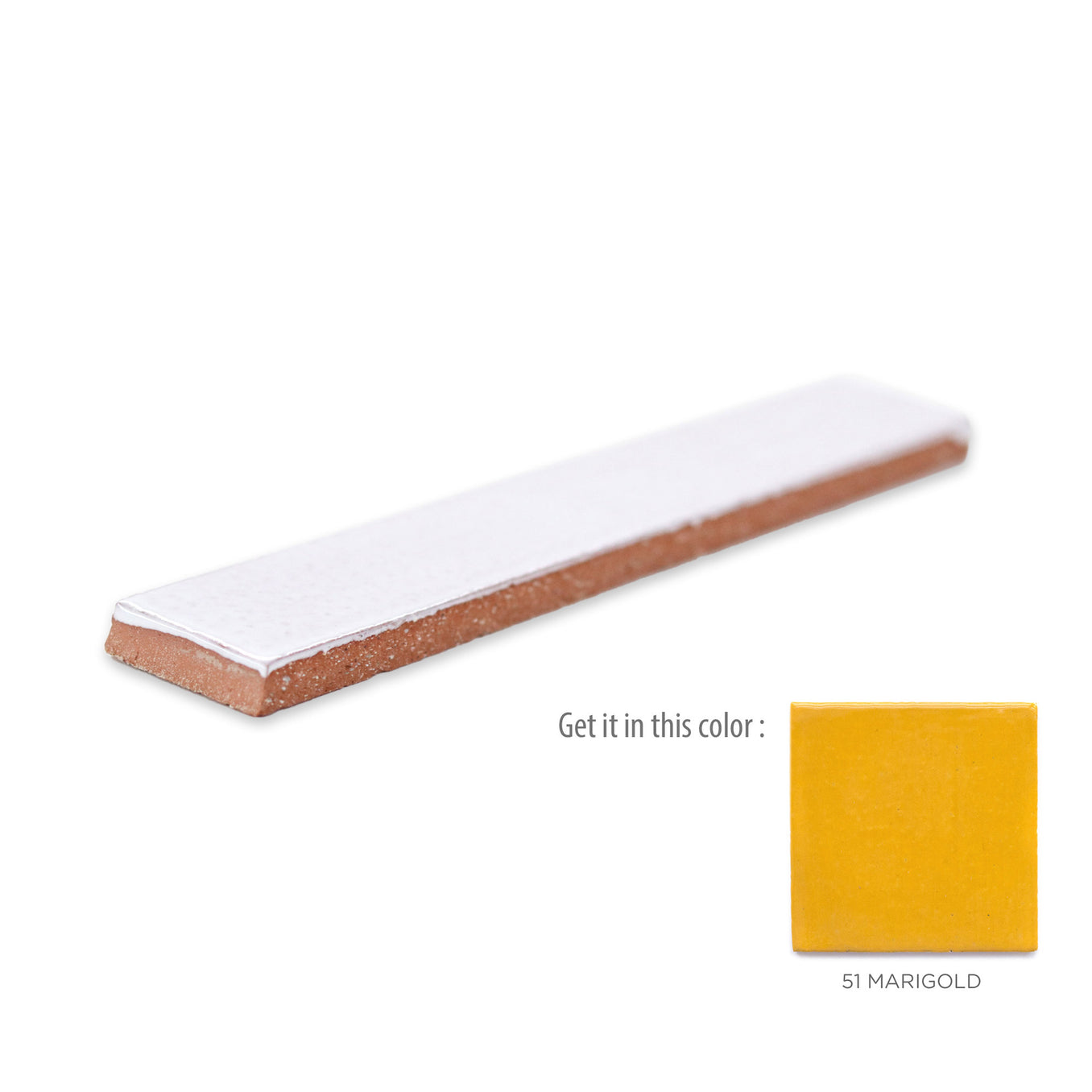 1"x6" Flat Liner - 51 Marigold