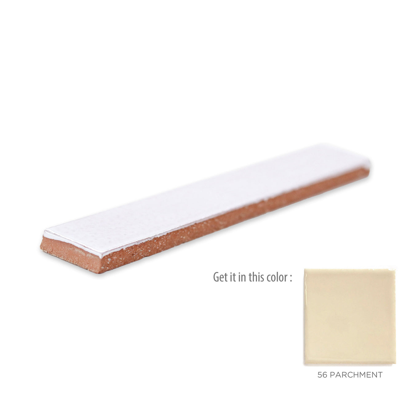 1"x6" Flat Liner - 56 Parchment