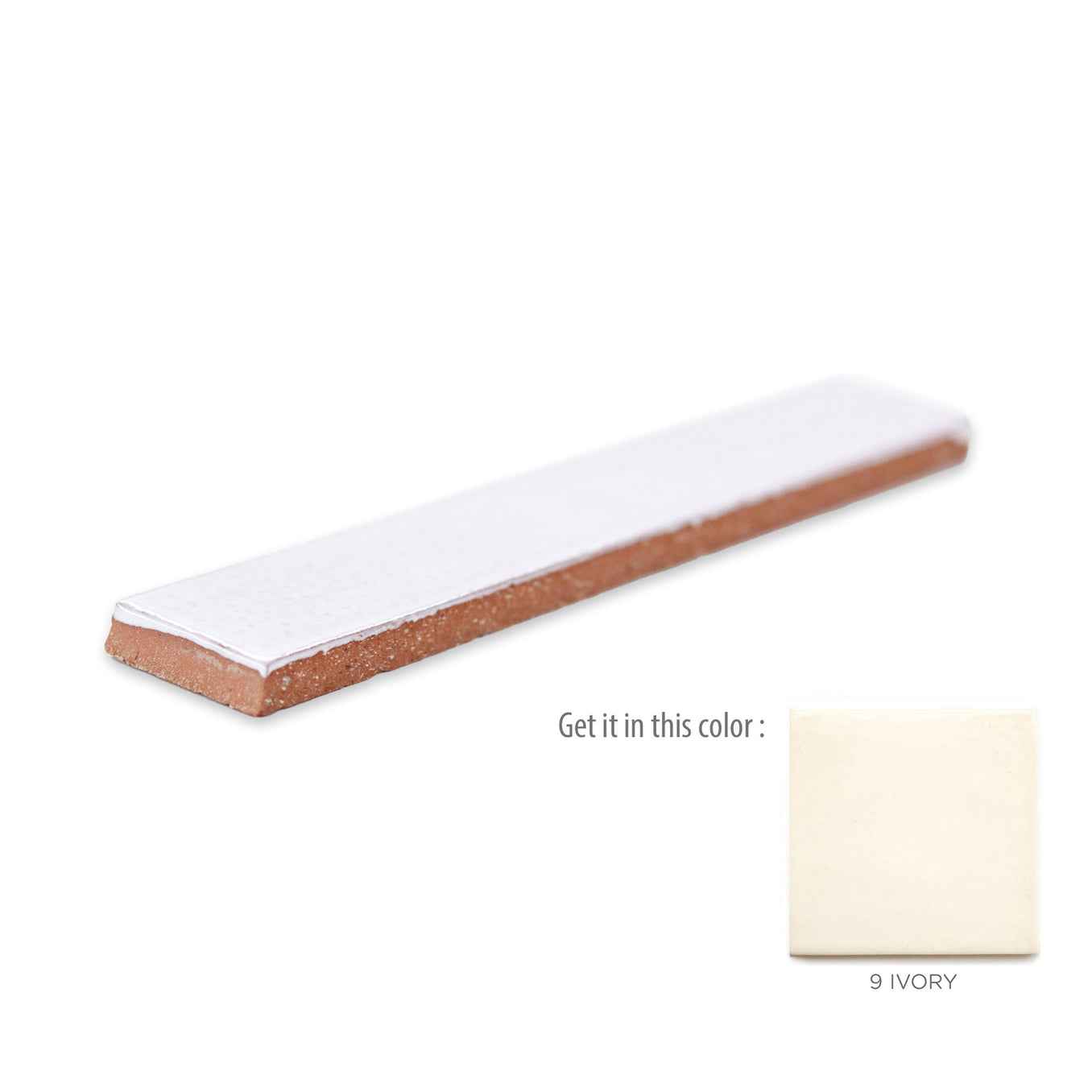 1"x6" Flat Liner - 9 Ivory