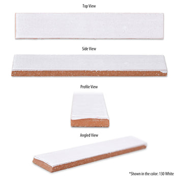 1"x6" Flat Liner - 433 Moonstone
