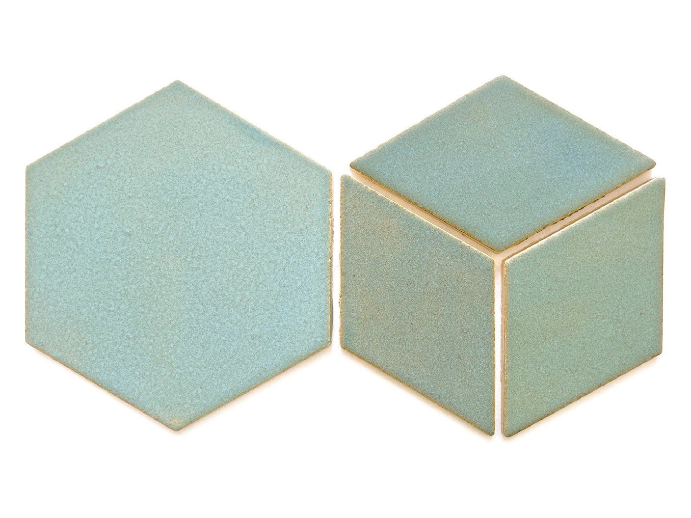 913 Old Copper Geo Hex pattern