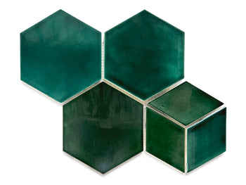Forest Green Geo-Hex Pattern | Warehouse Sale - Batch of 30sf