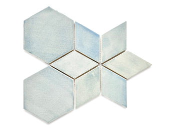 Blue Sand Geo-Star Pattern | Warehouse Sale - Batch of 39 sf