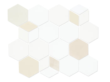 Birchwood blend Geo-Hex Pattern | Small Batch of 20sf