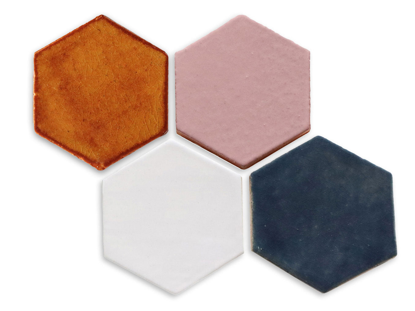 Hexagon Flower Pattern - Peony Blend