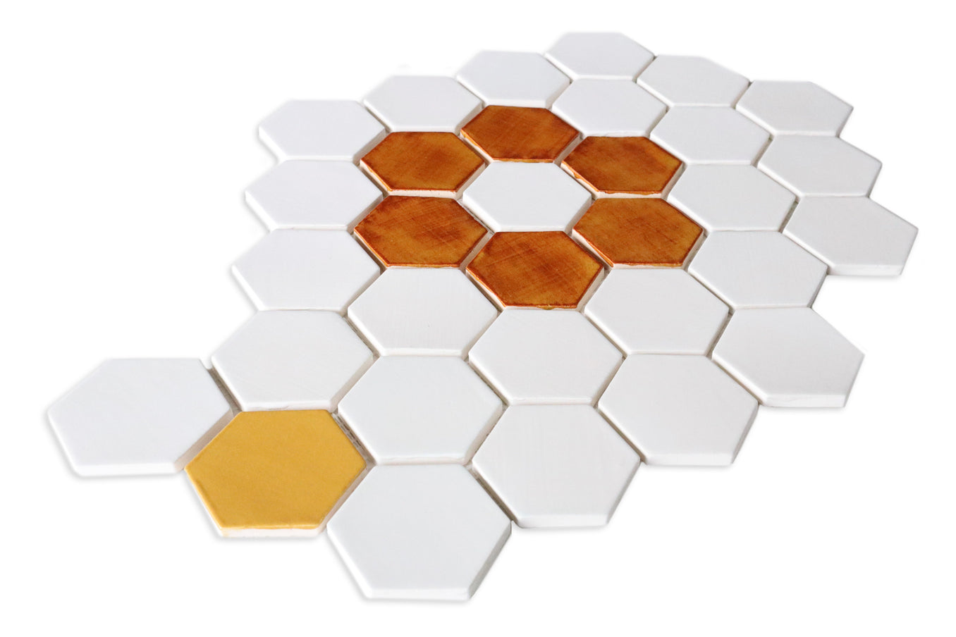 Hexagon Flower Pattern - Sunflower Blend