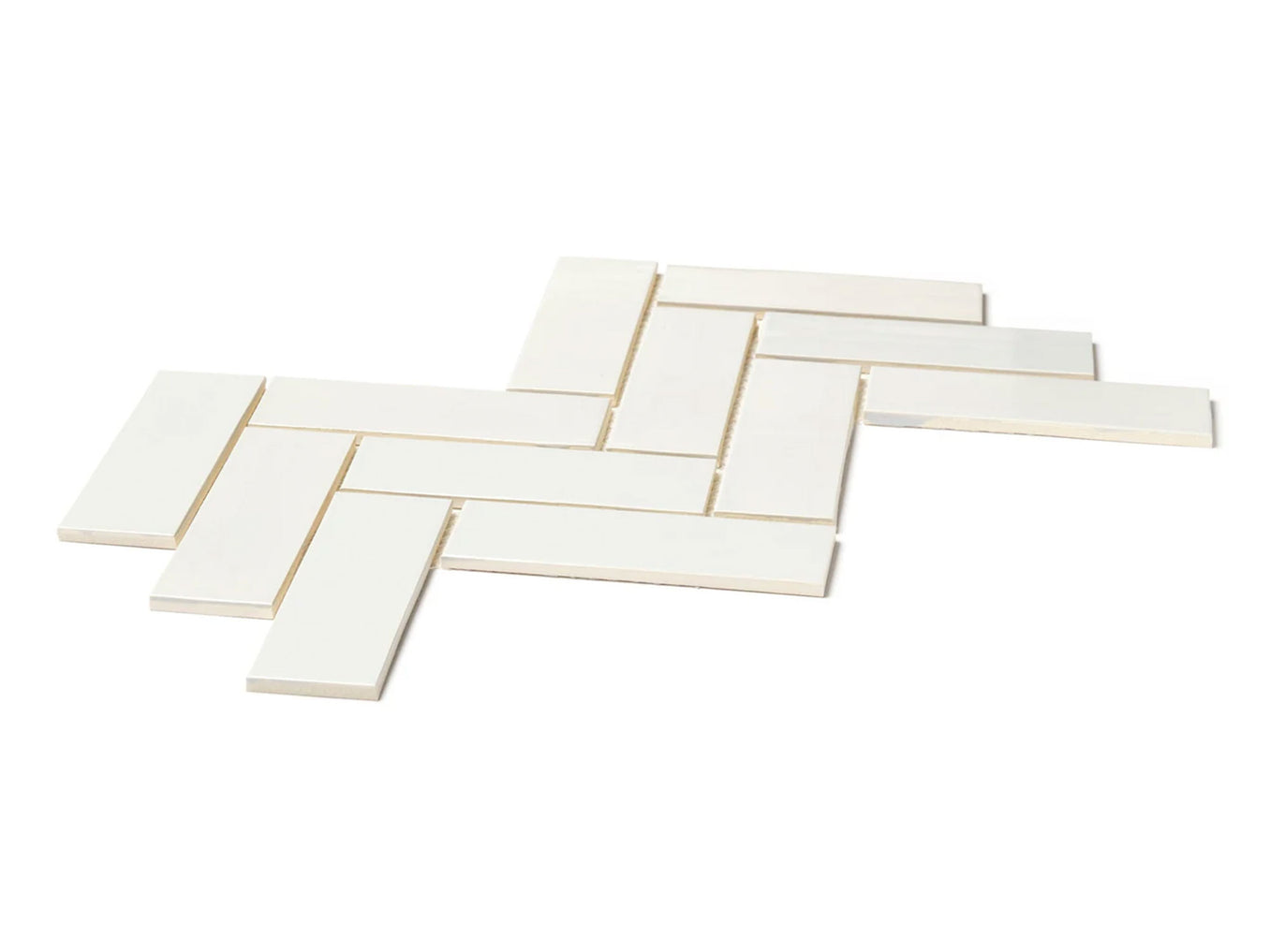 2"x6" Sheeted Herringbone Pattern - 77 Grey